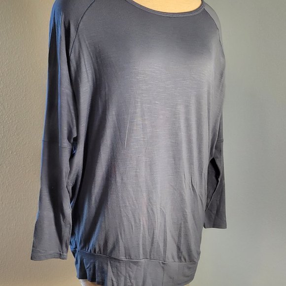 C9 BY CHAMPION Long Sleeve Open Back Training Shirt || BLUE - Picture 2 of 10